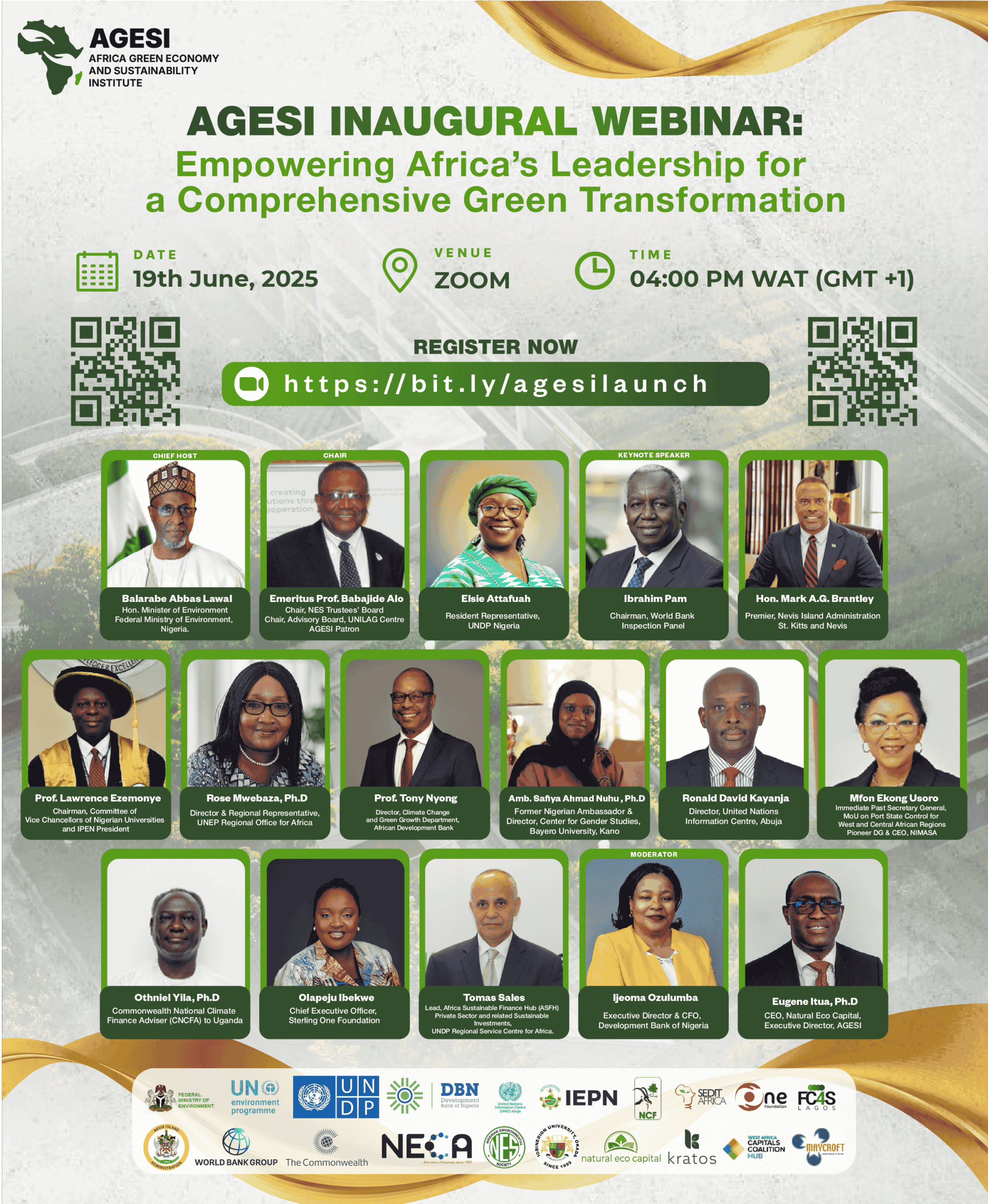 Inaugural Webinar Report: AGESI Sets Bold Agenda to Accelerate Africa’s Green Transformation