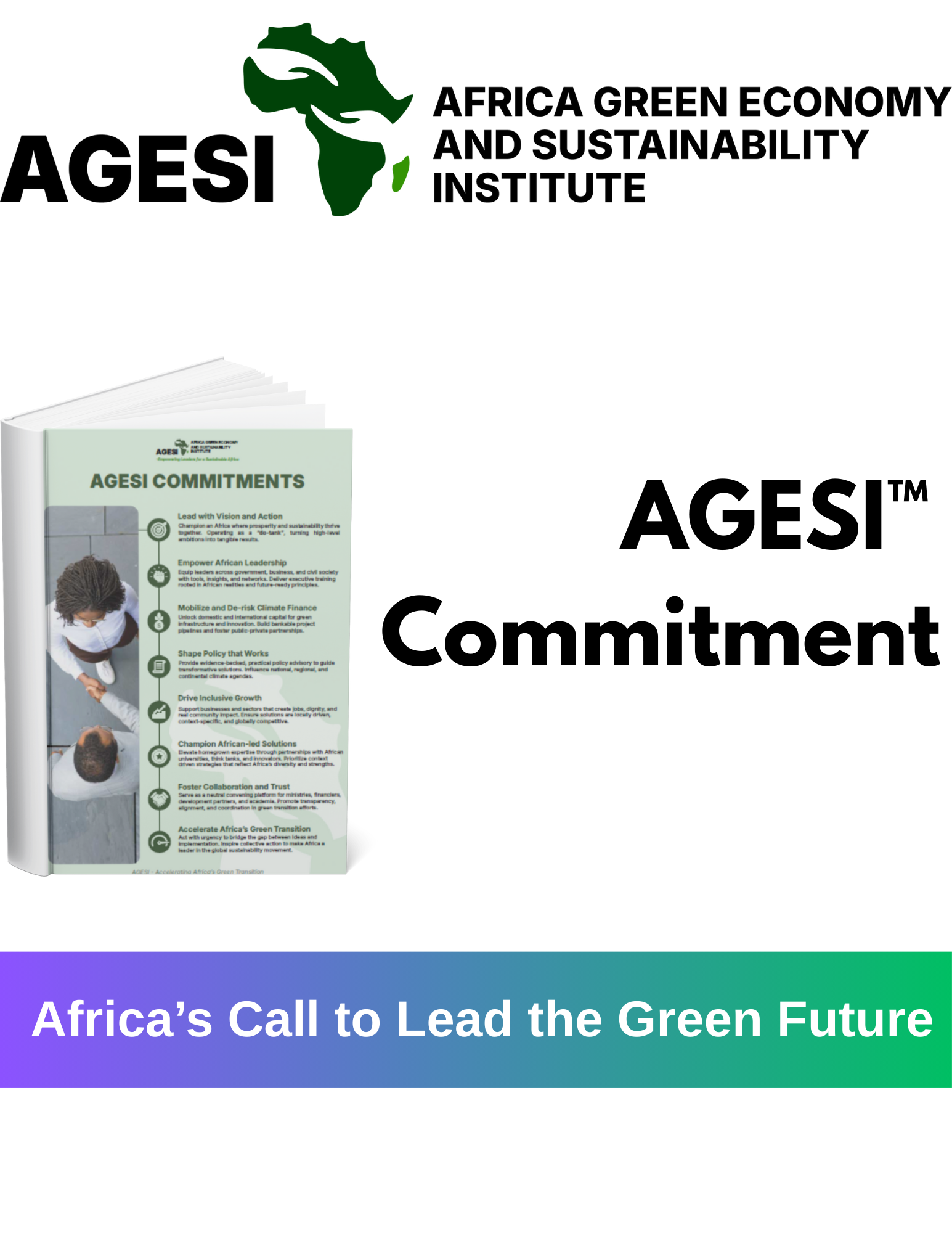 AGESI™ Commitment -Africa’s Call to Lead the Green Future