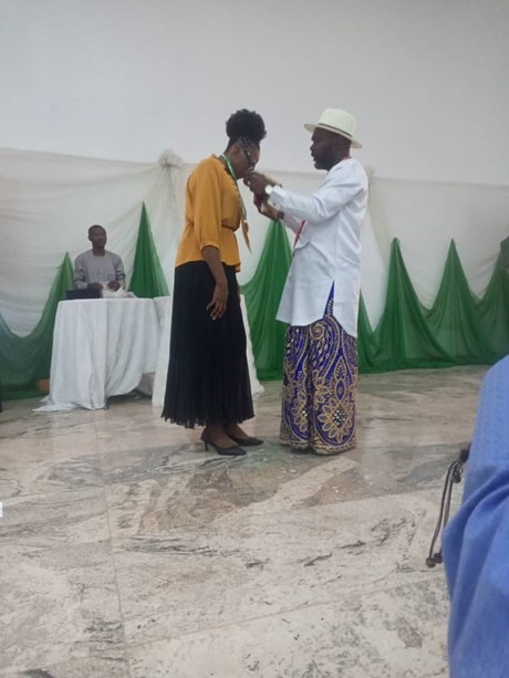 AGESI Board Member and Secretary, Udeh Ebere, Honoured as a Professional Fellow of the Nigerian Environmental Society